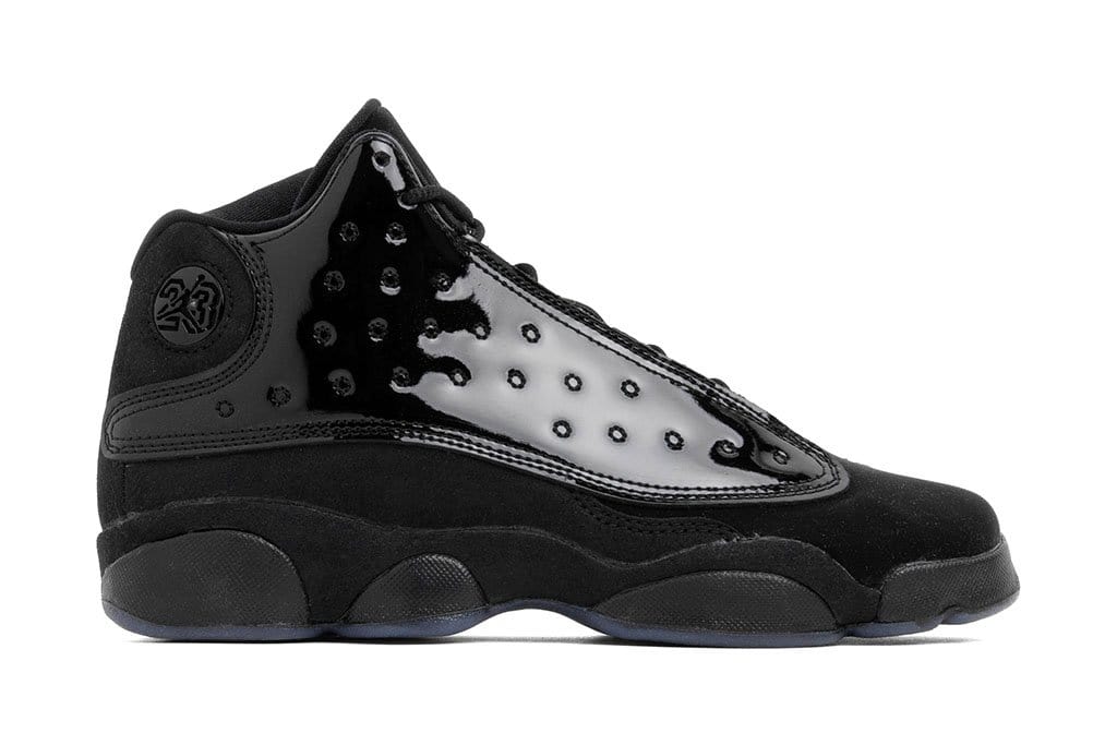 Air Jordan 13 Retro Youth "Cap and Gown" - Black/Black