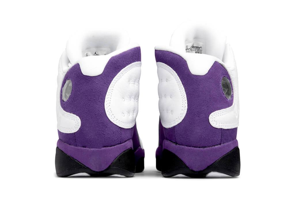 Air Jordan 13 Retro Youth - White/Black/Court Purple/University Gold