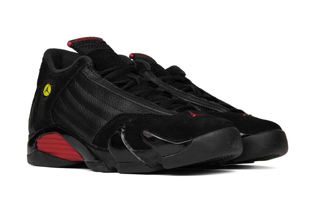Air Jordan 14 Retro 'Last Shot' Youth - Black/Varsity Red