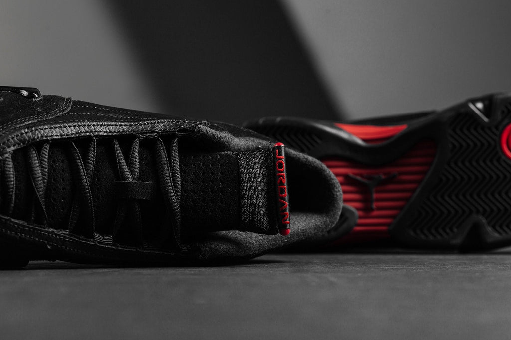 Air Jordan 14 Retro 'Last Shot' Youth - Black/Varsity Red