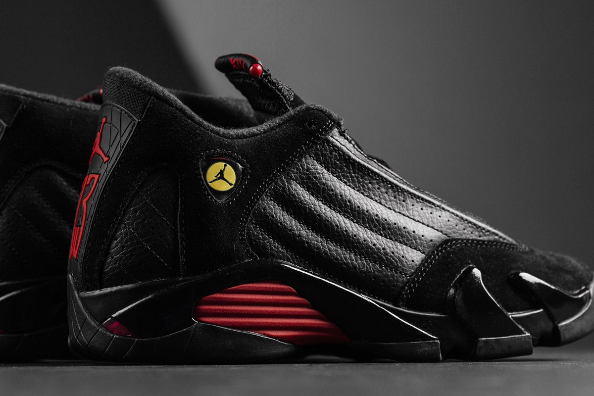 Air Jordan 14 Retro 'Last Shot' Youth - Black/Varsity Red