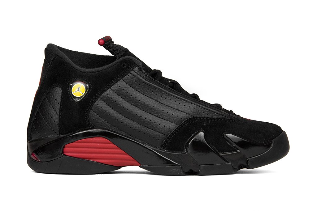Air Jordan 14 Retro 'Last Shot' Youth - Black/Varsity Red