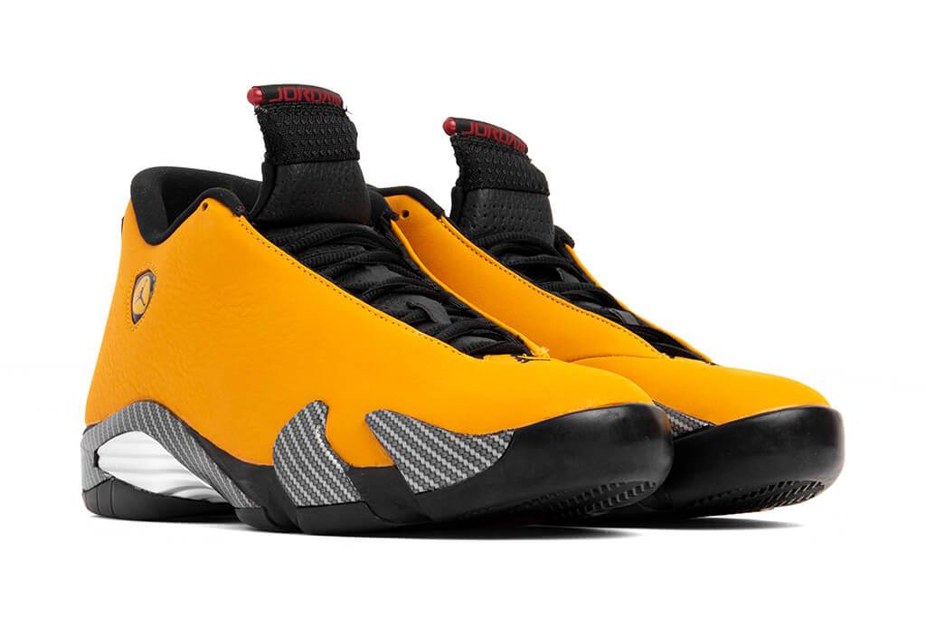 Air Jordan 14 Retro SE "Reverse Ferrari" - University Gold/University Red
