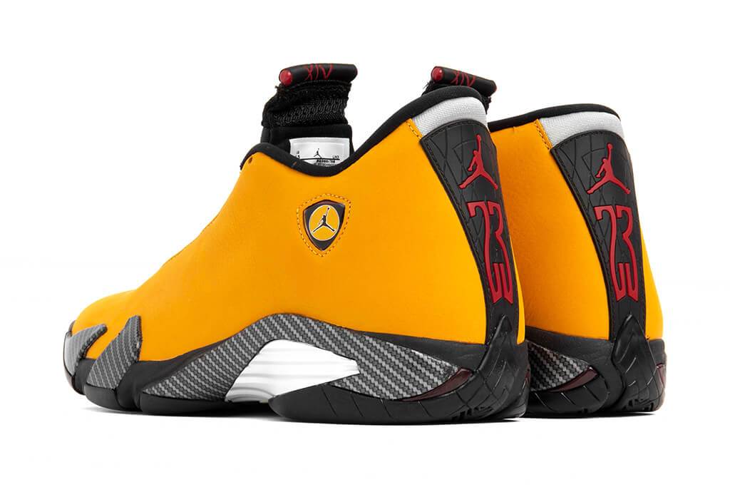Air Jordan 14 Retro SE "Reverse Ferrari" - University Gold/University Red