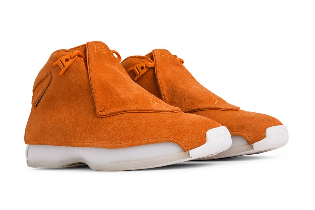 Air Jordan 18 Retro - Campfire Orange/Sail