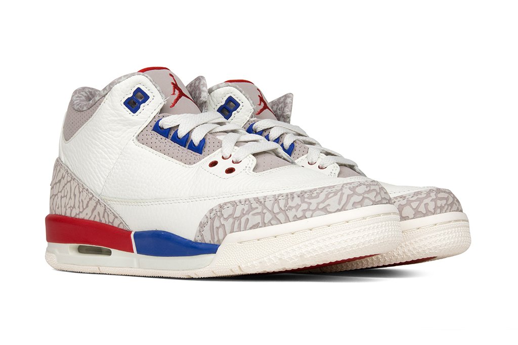 Air 3 Retro (GS) 'Charity Game' - Sail/Sport Royal-Fire Red