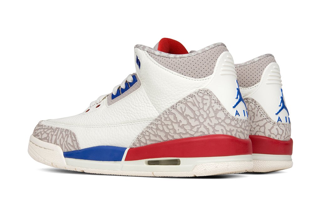 Air 3 Retro (GS) 'Charity Game' - Sail/Sport Royal-Fire Red