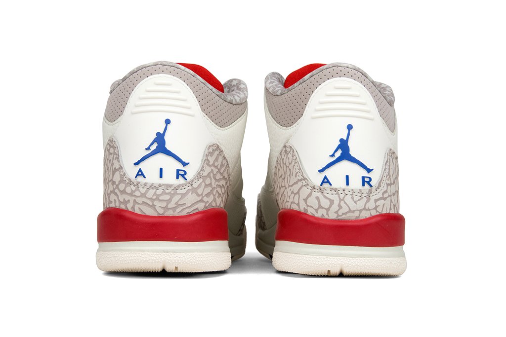Air 3 Retro (GS) 'Charity Game' - Sail/Sport Royal-Fire Red