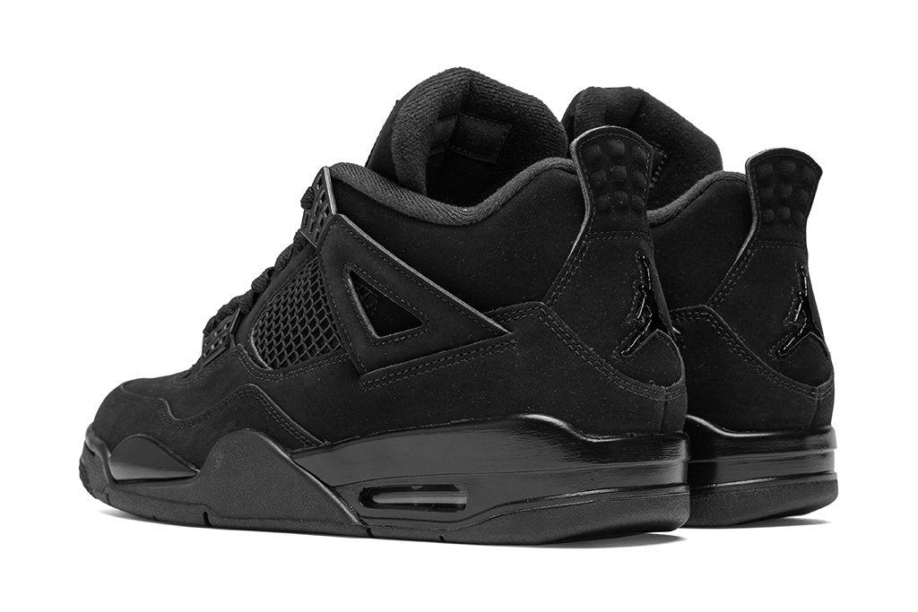 Air Jordan 4 Retro "Black Cat" - Black/Light Graphite