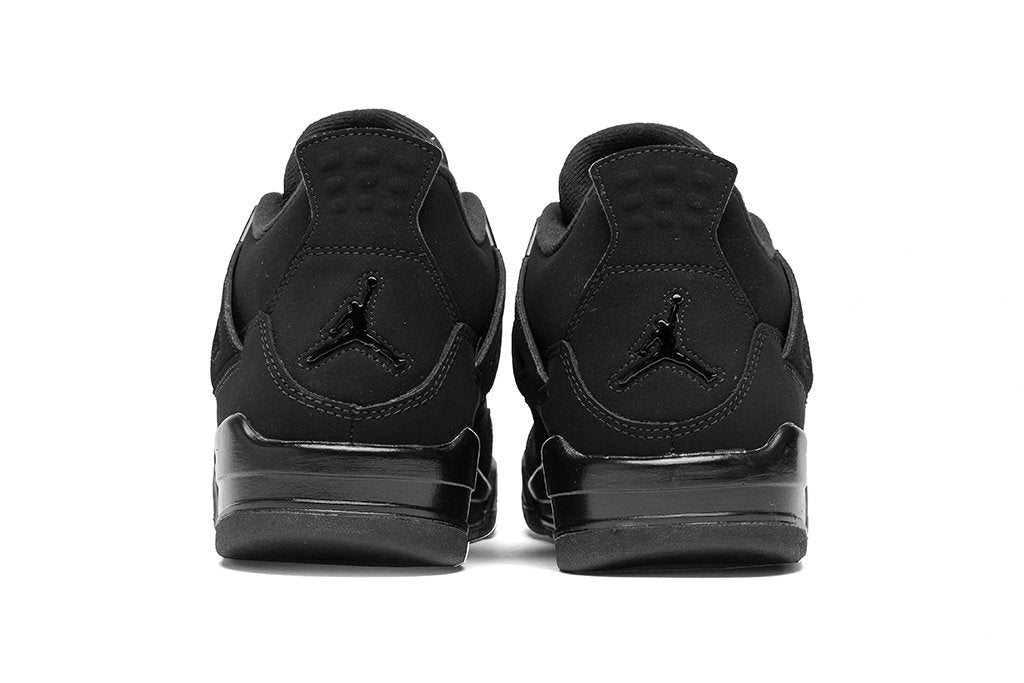 Air Jordan 4 Retro (GS) "Black Cat" - Black/Light Graphite