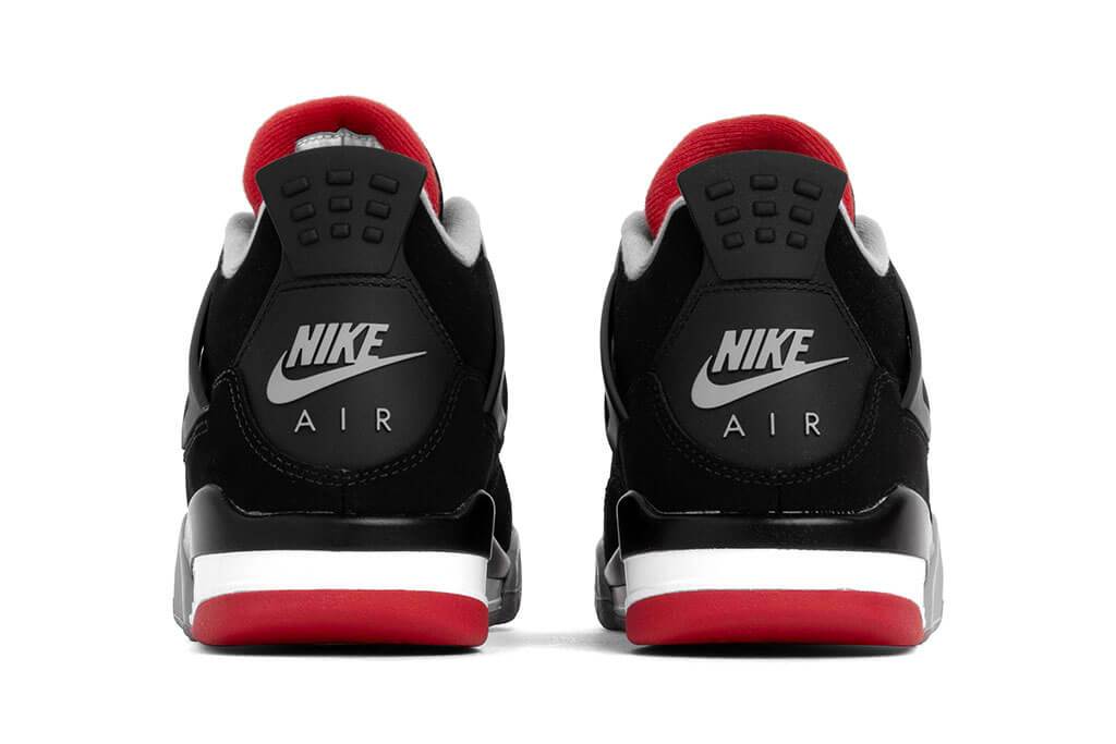 Air Jordan 4 Retro (GS) "Bred" - Black/Fire Red-Cement Grey