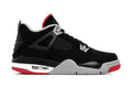 Air Jordan 4 Retro (GS) "Bred" - Black/Fire Red-Cement Grey