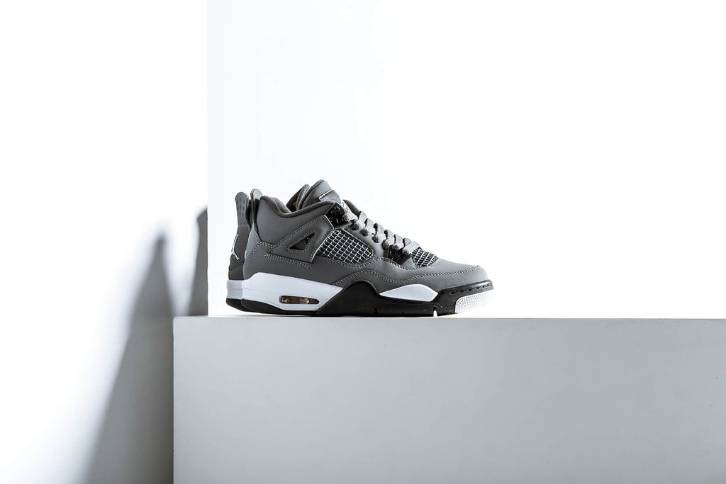 Air Jordan 4 Retro (GS) - Cool Grey/Chrome/Dark Charcoal