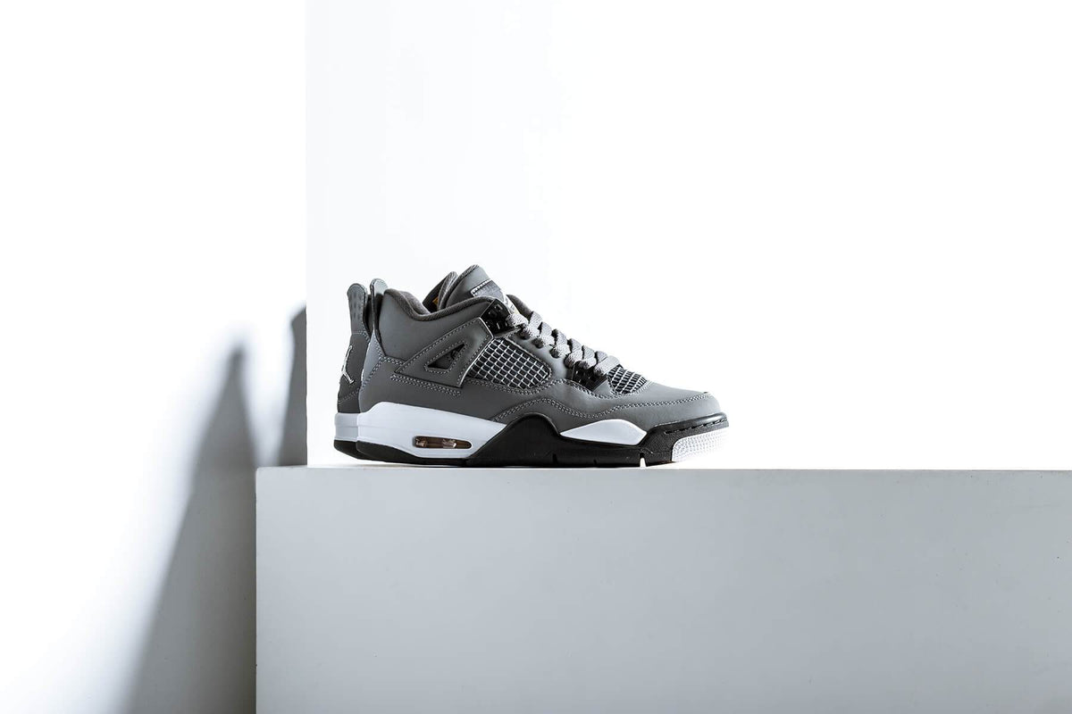 Air Jordan 4 Retro (GS) - Cool Grey/Chrome/Dark Charcoal