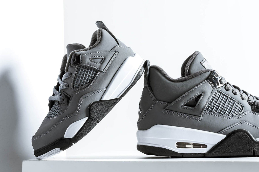 Air Jordan 4 Retro (GS) - Cool Grey/Chrome/Dark Charcoal