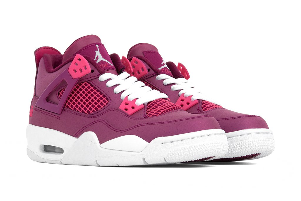 Air Jordan 4 Retro (GS) - True Berry/Rush Pink/White