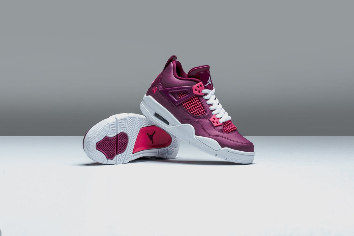 Air Jordan 4 Retro (GS) - True Berry/Rush Pink/White