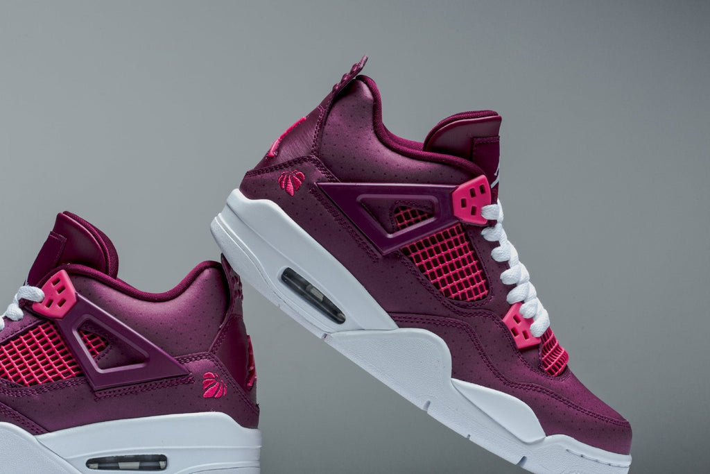 Air Jordan 4 Retro (GS) - True Berry/Rush Pink/White