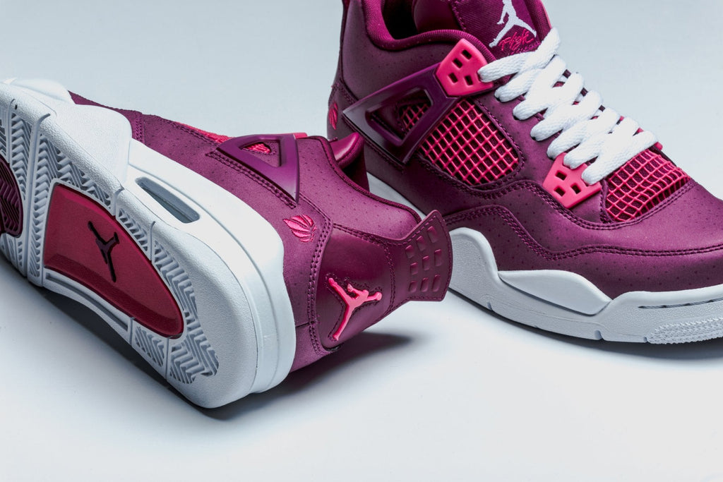 Air Jordan 4 Retro (GS) - True Berry/Rush Pink/White