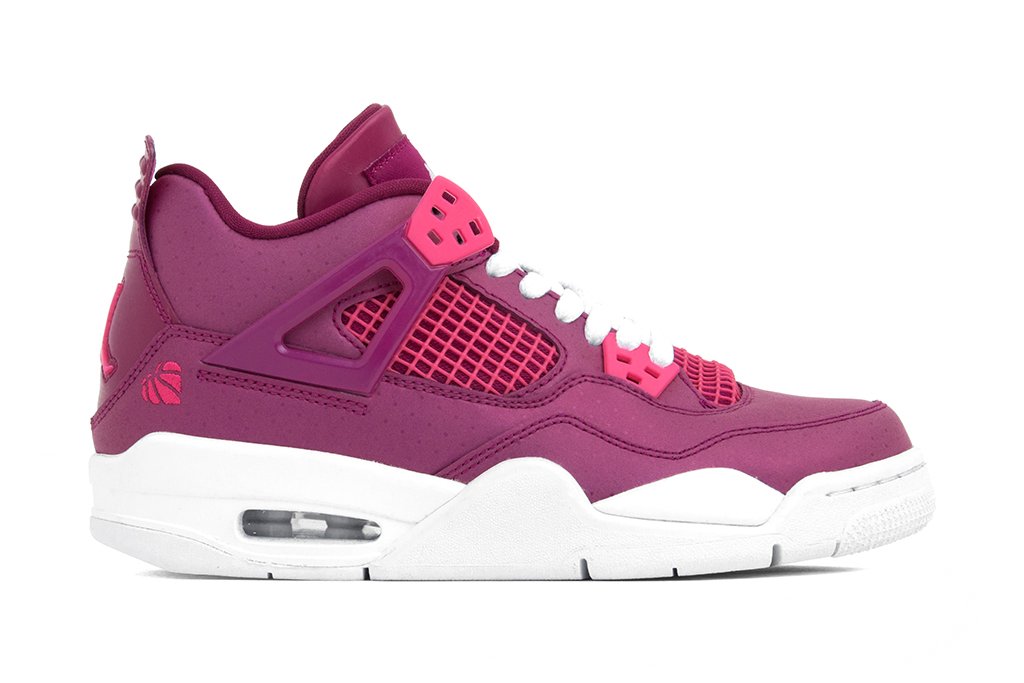 Air Jordan 4 Retro (GS) - True Berry/Rush Pink/White