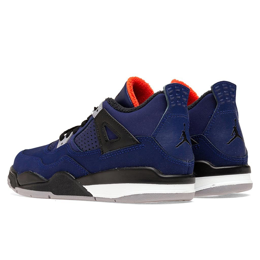 Air Jordan 4 Retro (PS) "Loyal Blue" - Loyal Blue/Black/Habanero Red