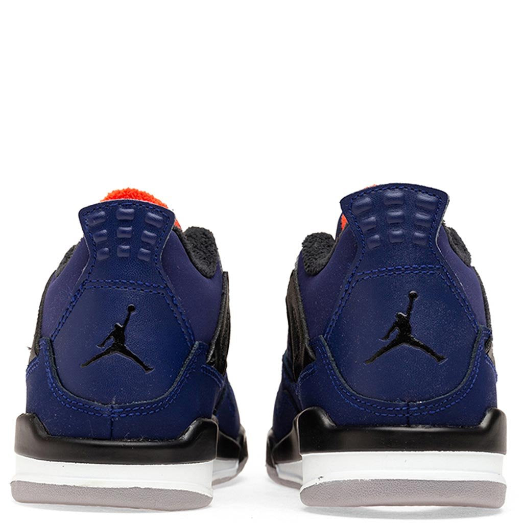 Air Jordan 4 Retro (PS) "Loyal Blue" - Loyal Blue/Black/Habanero Red