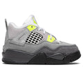 Air Jordan 4 Retro "Neon" (TD) - Cool Grey/Volt/Wolf Grey/Anthracite