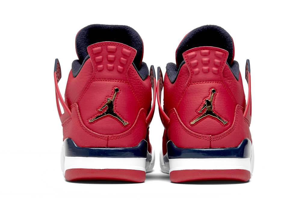 Air Jordan 4 Retro SE 'FIBA' - Gym Red/Obsidian/White/Metallic Gold