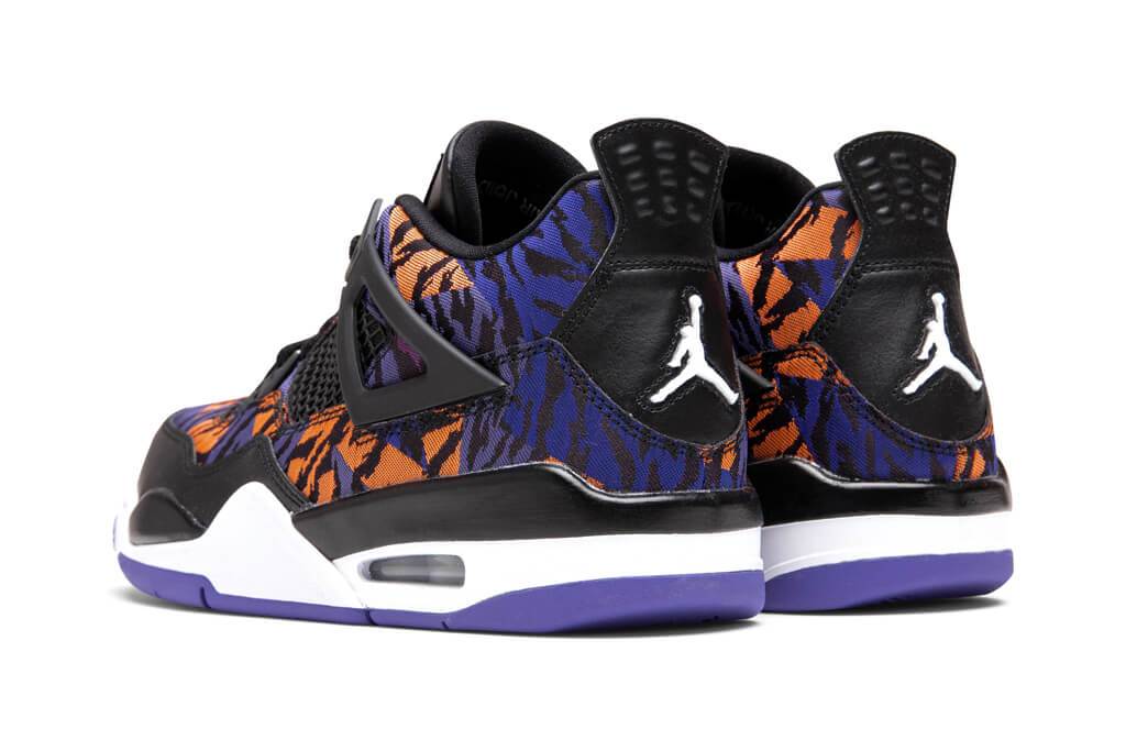 Air Jordan 4 Retro SE (GS) - Black/White/Rush Violet/Racer Blue