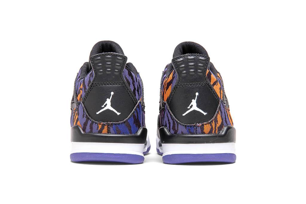 Air Jordan 4 Retro SE (TD) - Black/White/Rush Violet/Racer Blue