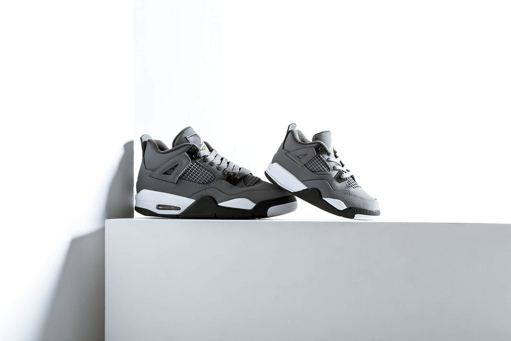 Air Jordan 4 Retro (TD) - Cool Grey/Chrome/Dark Charcoal
