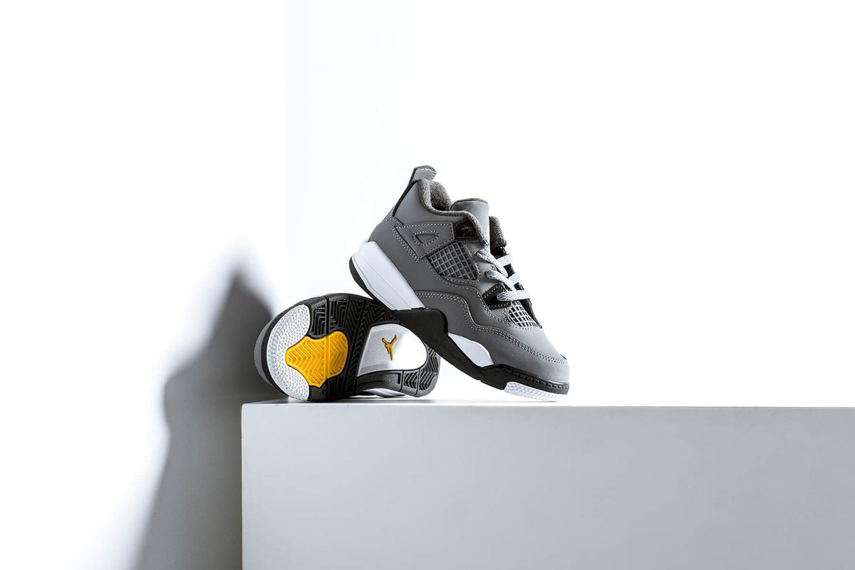Air Jordan 4 Retro (TD) - Cool Grey/Chrome/Dark Charcoal