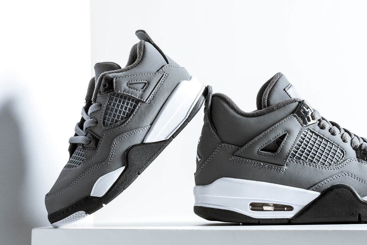 Air Jordan 4 Retro (TD) - Cool Grey/Chrome/Dark Charcoal