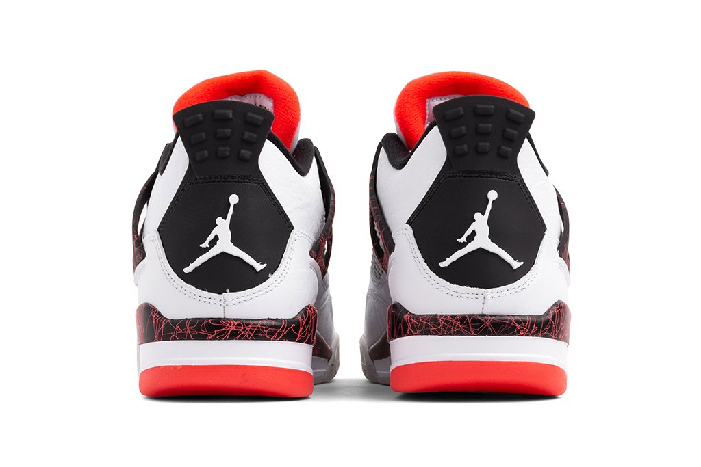 Air Jordan 4 Retro - White/Bright Crimson