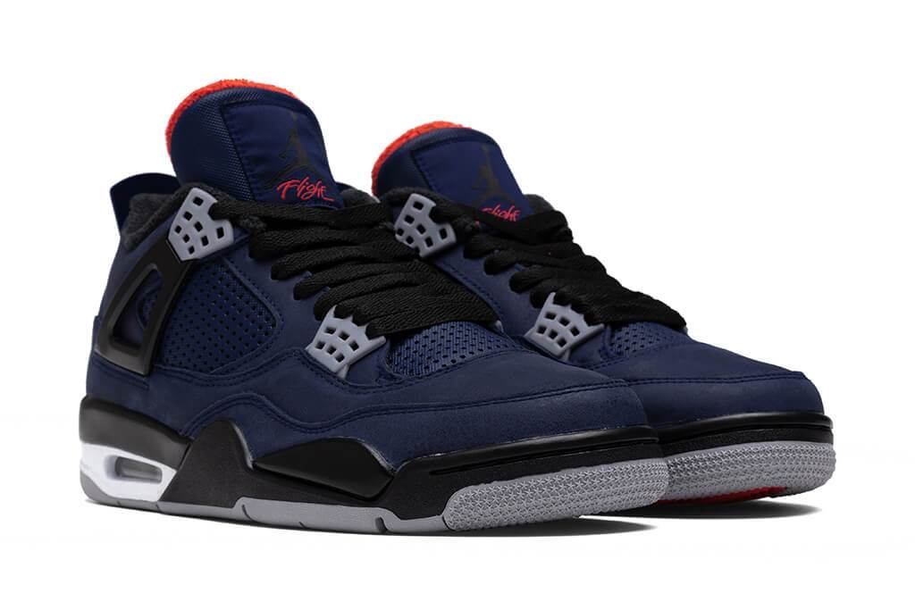 Air Jordan 4 Retro WNTR "Loyal Blue" - Loyal Blue/Black/Habanero Red
