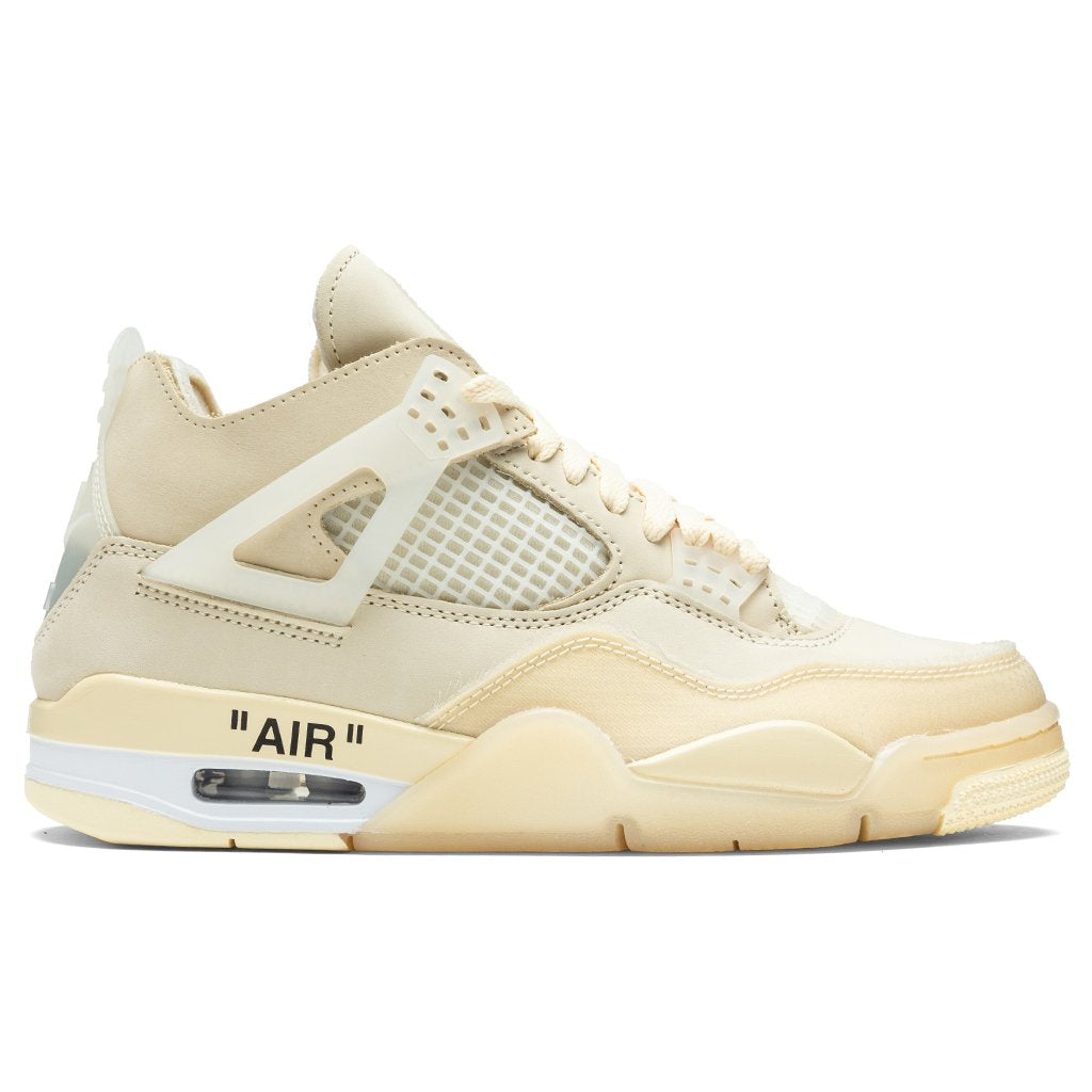 Air Jordan 4 Retro Women's x Off-White - Sail/Sail