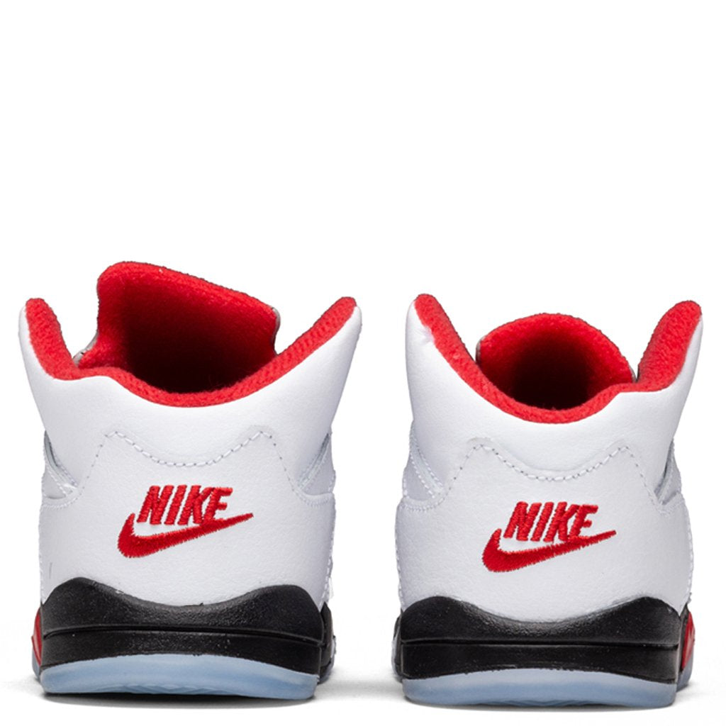 Air Jordan 5 Retro (TD) - True White/Fire Red/Black