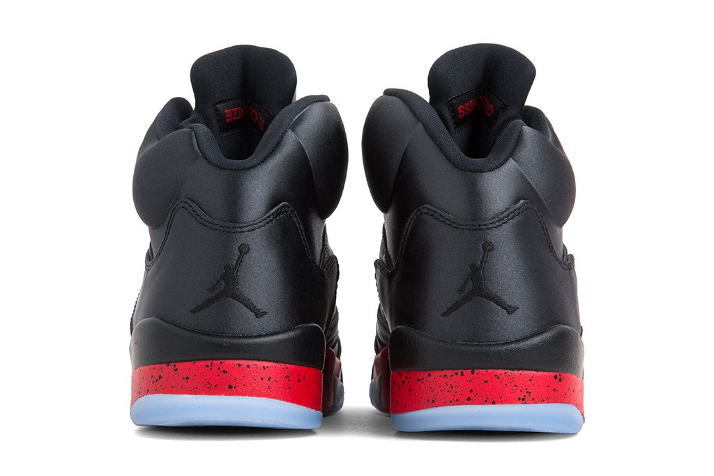 Air Jordan 5 Retro (GS) - Black/University Red