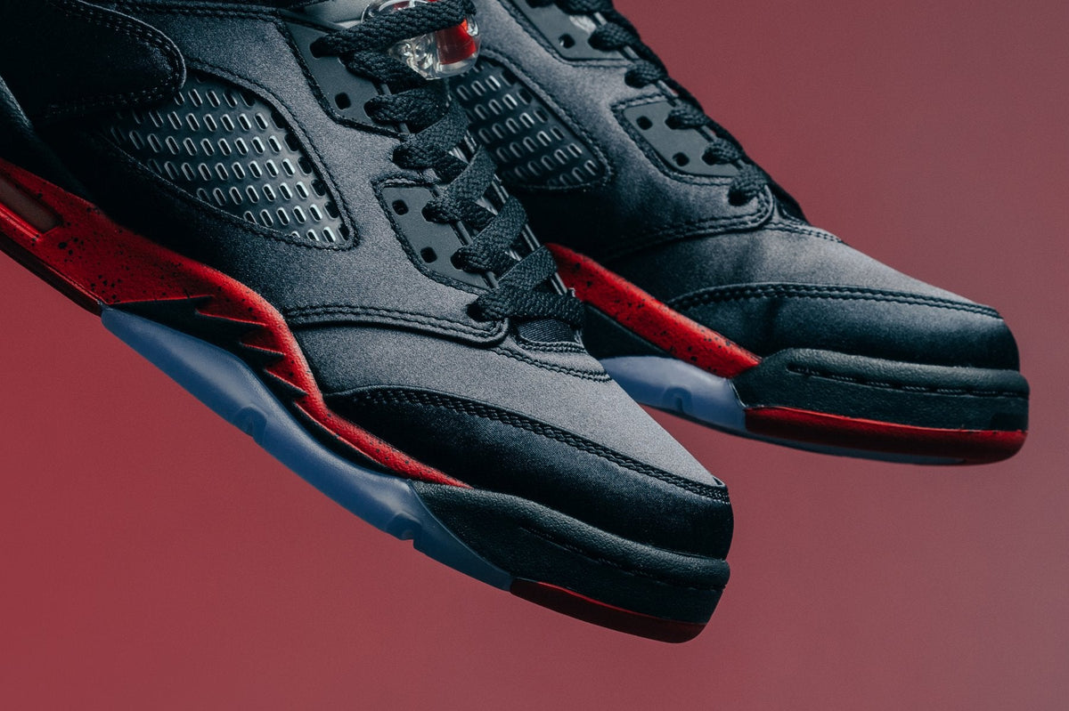 Air Jordan 5 Retro (GS) - Black/University Red