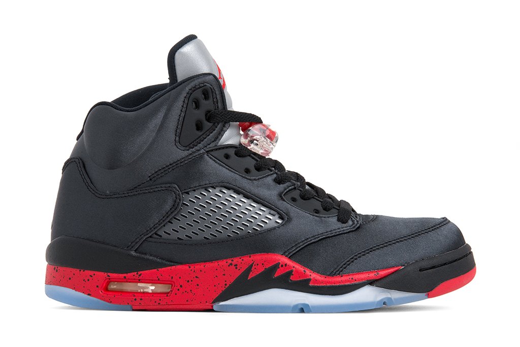 Air Jordan 5 Retro (GS) - Black/University Red
