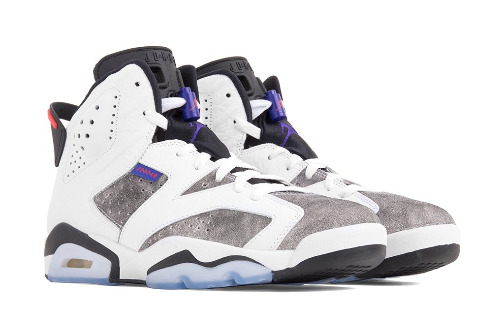 Air Jordan 6 Retro LTR - White/Dark Concord-Black/Infrared 23