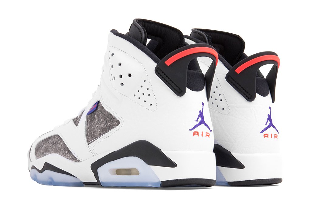 Air Jordan 6 Retro LTR - White/Dark Concord-Black/Infrared 23