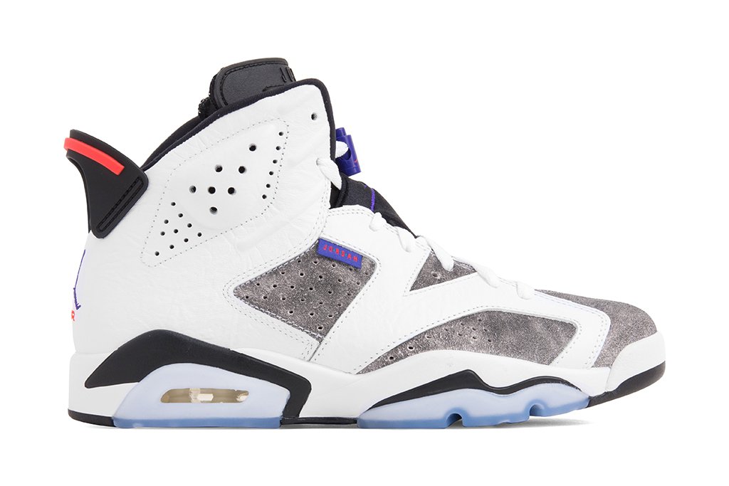 Air Jordan 6 Retro LTR - White/Dark Concord-Black/Infrared 23