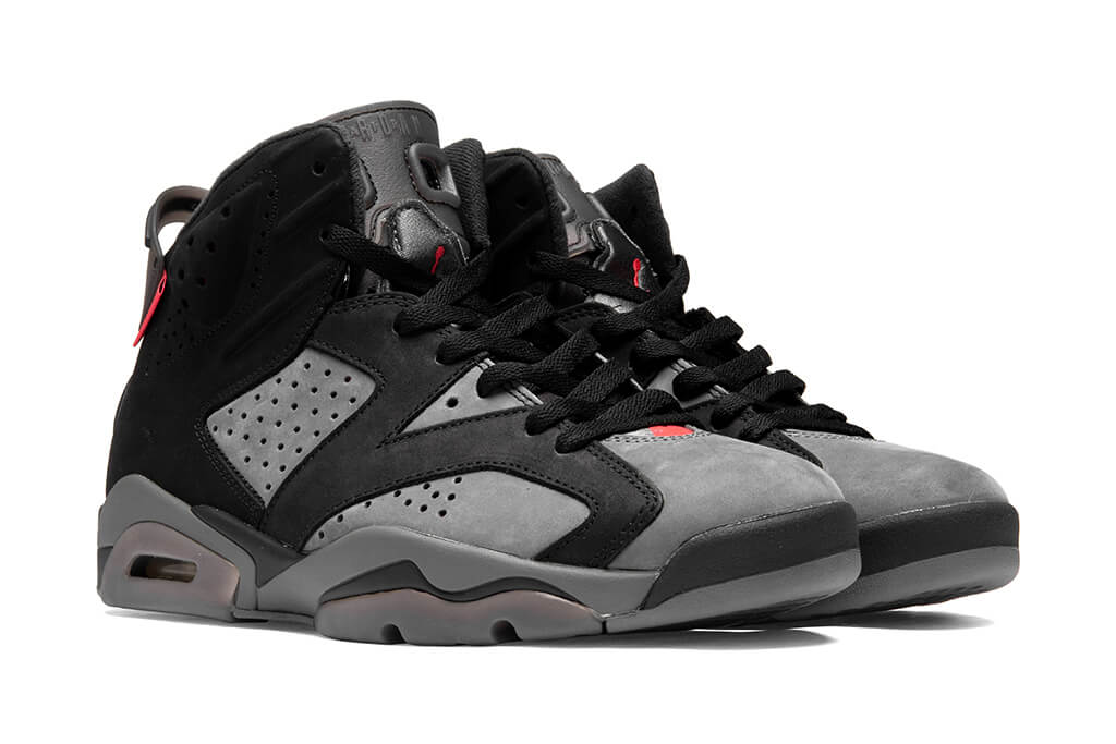 Air Jordan 6 Retro PSG - Iron Grey/Infrared 23/Black