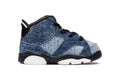 Air Jordan 6 Retro (TD) - Washed Denim/Black-Sail-Varsity Red