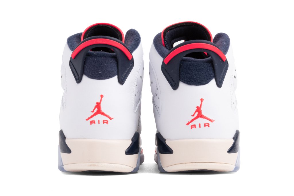 Air Jordan 6 Retro Youth - White/Infrared 23