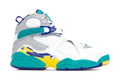 Women's Air 8 Retro "Aqua" - White/Varsity Red/Bright Concord