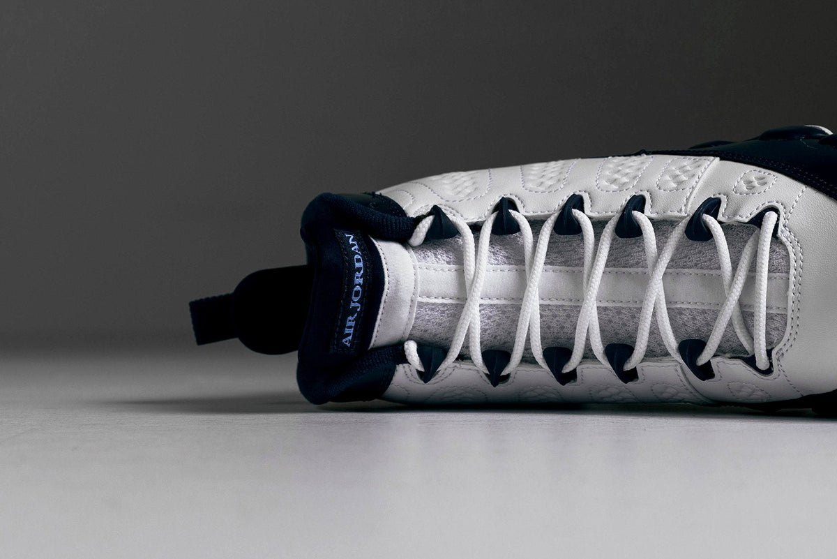 Air Jordan 9 Retro GS - White/University Blue/Midnight Navy