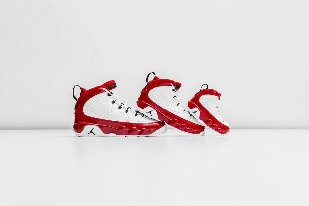 Air Jordan 9 Retro (TD) - White/Black/Gym Red