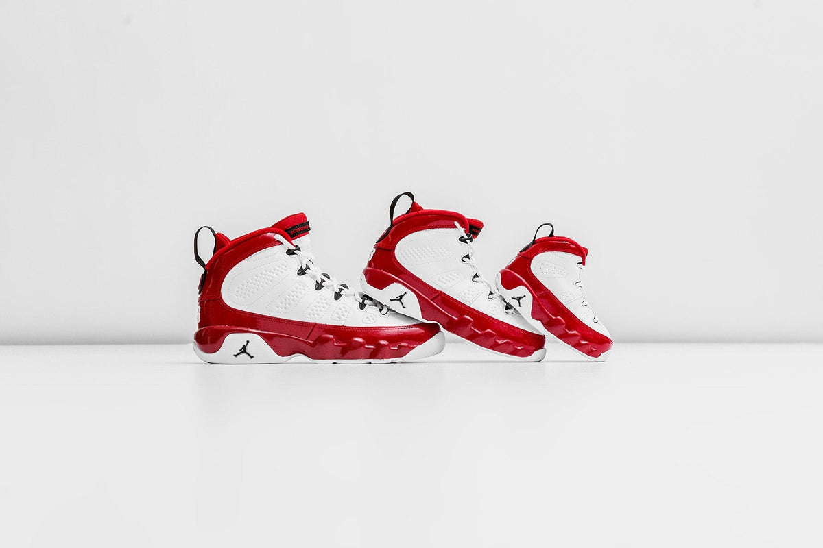 Air Jordan 9 Retro (TD) - White/Black/Gym Red
